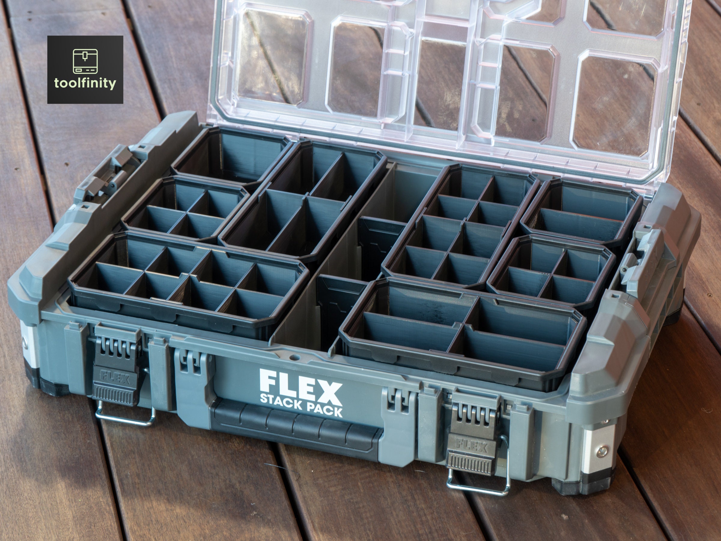 Flex STACK PACK 22インチおよび11インチオーガナイザー用2スロット