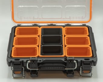 Copa de anidamiento central para RIDGID 2.0 Pro Gear System Half Organizer Insert Bin