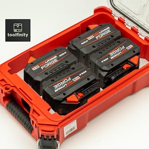 Milwaukee PACKOUT M18 Battery Holder Rack Tray Insert Storage