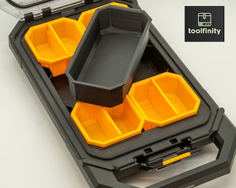 Long Bin for Toughbuilt Stacktech Compact Low-Profile Organizer