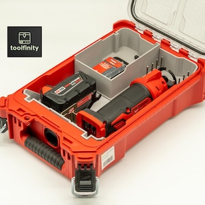 Wkładka Milwaukee Packout do narzędzia obrotowego do wycinania otworów w płytach gipsowo-kartonowych 2627-20 M18 (tylko wkładka)