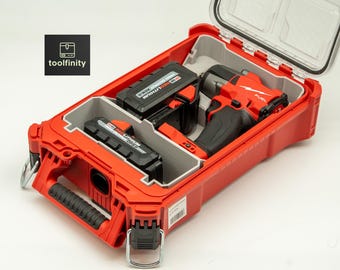 Milwaukee Packout Compatible Insert for 2960-20 or 2962-20 M18 FUEL Mid-Torque Impact Wrench 1/2" 3/8" (Insert Only)