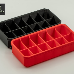 Kleinteilebehälter für Low Profile Milwaukee PACKOUT Organizer Werkzeug box 12 Fach Schrauben