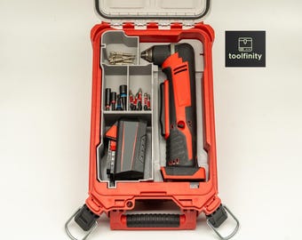 Milwaukee Packout Compatible Insert for 2615-20 M18 Right Angle Drill (Insert Only)