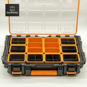 Set of 2 Nesting Cups for Ridgid Pro System Gear 10-Compartment Organizer