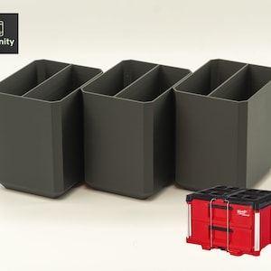 Milwaukee PACKOUT 2-Drawer Toolbox Organizer Bins (3-Pack)