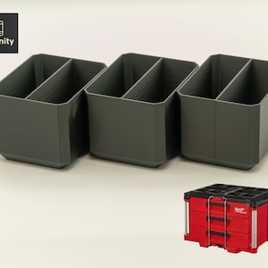 Milwaukee PACKOUT 3-Drawer Toolbox Organizer Bins (3-Pack)