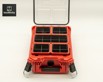 Juego de tazas anidadas para el organizador de 11 compartimentos Milwaukee PACKOUT n.º 48-22-8430 o el organizador de 5 compartimentos n.º 48-22-8435