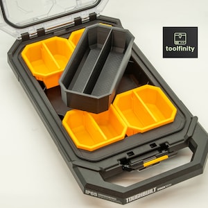 Long Bin for Toughbuilt Stacktech Compact Low-Profile Organizer