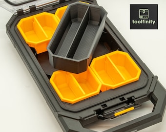 Long Bin for Toughbuilt Stacktech Compact Low-Profile Organizer