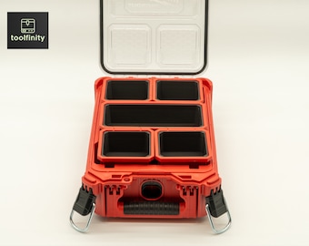 Juego de tazas anidadas para el organizador de 11 compartimentos Milwaukee PACKOUT n.º 48-22-8430 o el organizador de 5 compartimentos n.º 48-22-8435