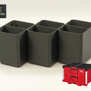 Milwaukee PACKOUT 2-Drawer Toolbox Organizer Bins (3-Pack)
