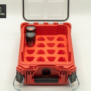 Milwaukee PACKOUT M12 Battery Holder Rack Tray Insert Storage