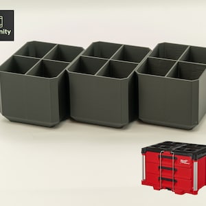 Milwaukee PACKOUT 3-Drawer Toolbox Organizer Bins (3-Pack)