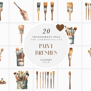 FIVE PROFESSIONAL PAINT BRUSHES - materials - by owner - sale