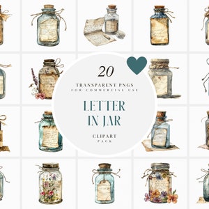 Aquarell Brief im Glas Clipart, verlorene Schriftrolle im Glas Clipart, Liebesbrief im Glas Clipart, Nautisch, transparente PNG-Grafik, kommerzielle Nutzung