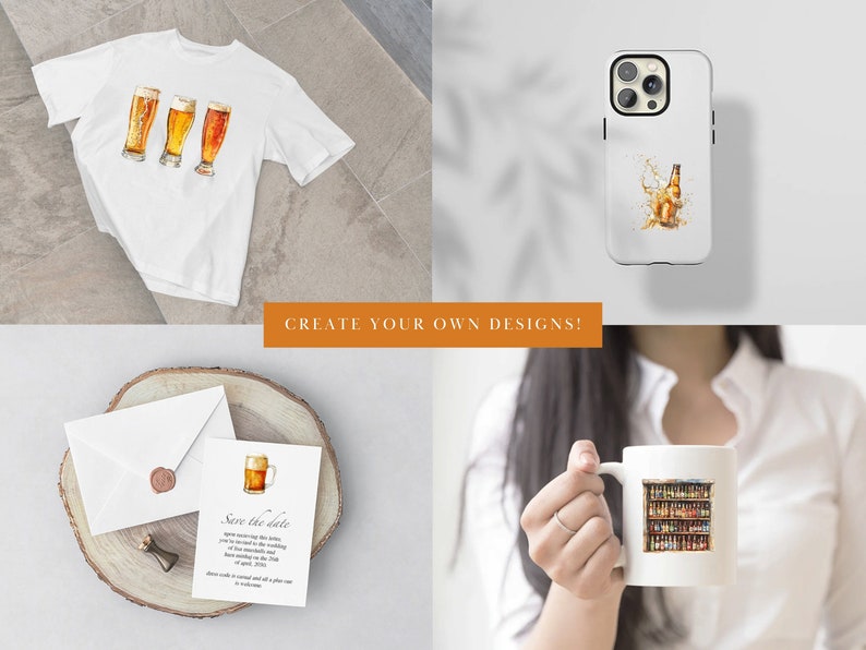 Watercolor Cold Lager Clipart, Cold Lagers Drinks, Pub Drinking, Lager