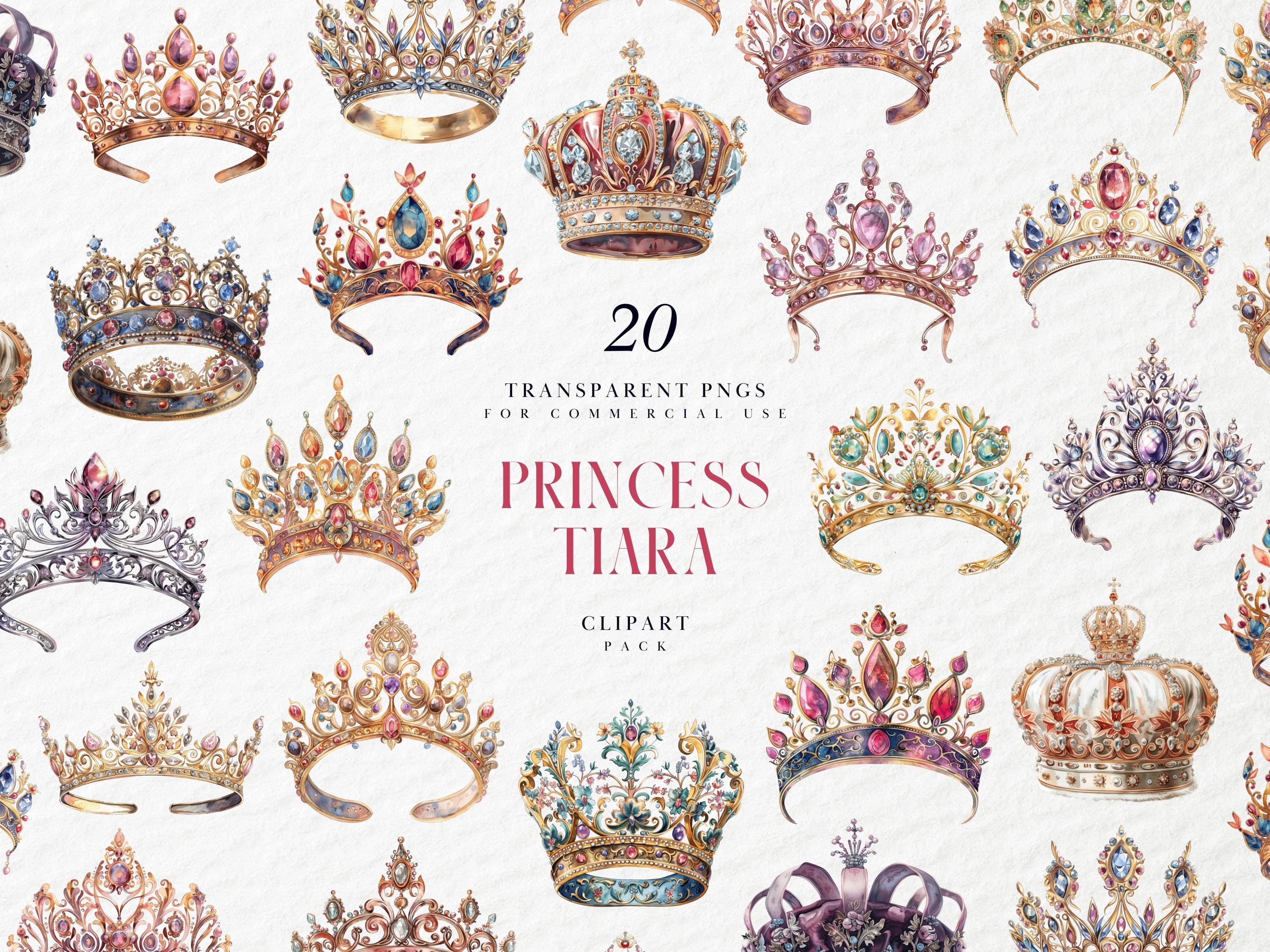 Tiara clipart - Etsy México, image size:3000x2250