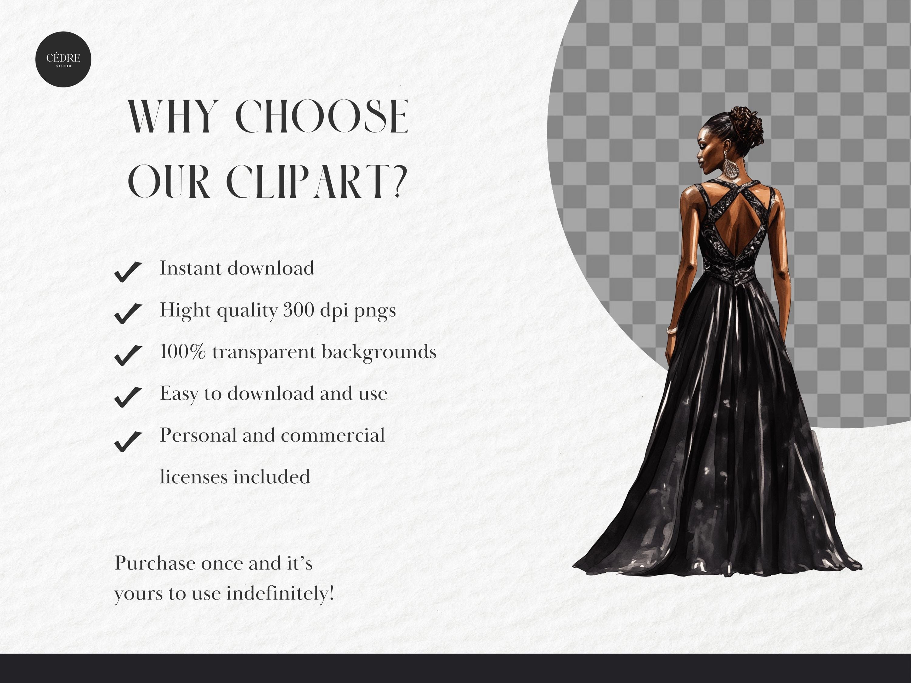 Watercolor Black Bridesmaid Dress Clipart, Elegant Formal Gown, Wedding Party Fashion Craft Element, Transparent PNG Graphic, Commercial Use - Etsy Watercolor Black Bridesmaid Dress Clipart, Elegant Formal Gown, Wedding Party Fashion Craft Element, Transparent PNG Graphic, Commercial Use - Etsy