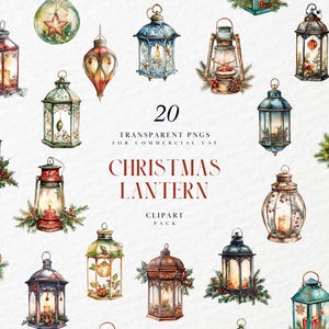 Aquarel kerstlantaarn clipart, antieke olielampen, vintage handheld, kerst feestelijke feestdagen, transparante png, commercieel gebruik