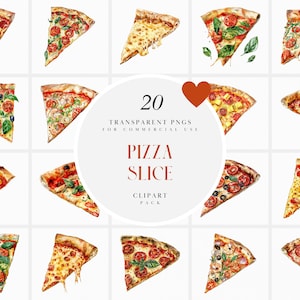 Aquarelle tranche des cliparts de tranche de pizza, des cliparts de tranches de pizza, italien, restauration rapide, fromage végétarien pepperoni hawaïen, PNG Transparent, usage Commercial