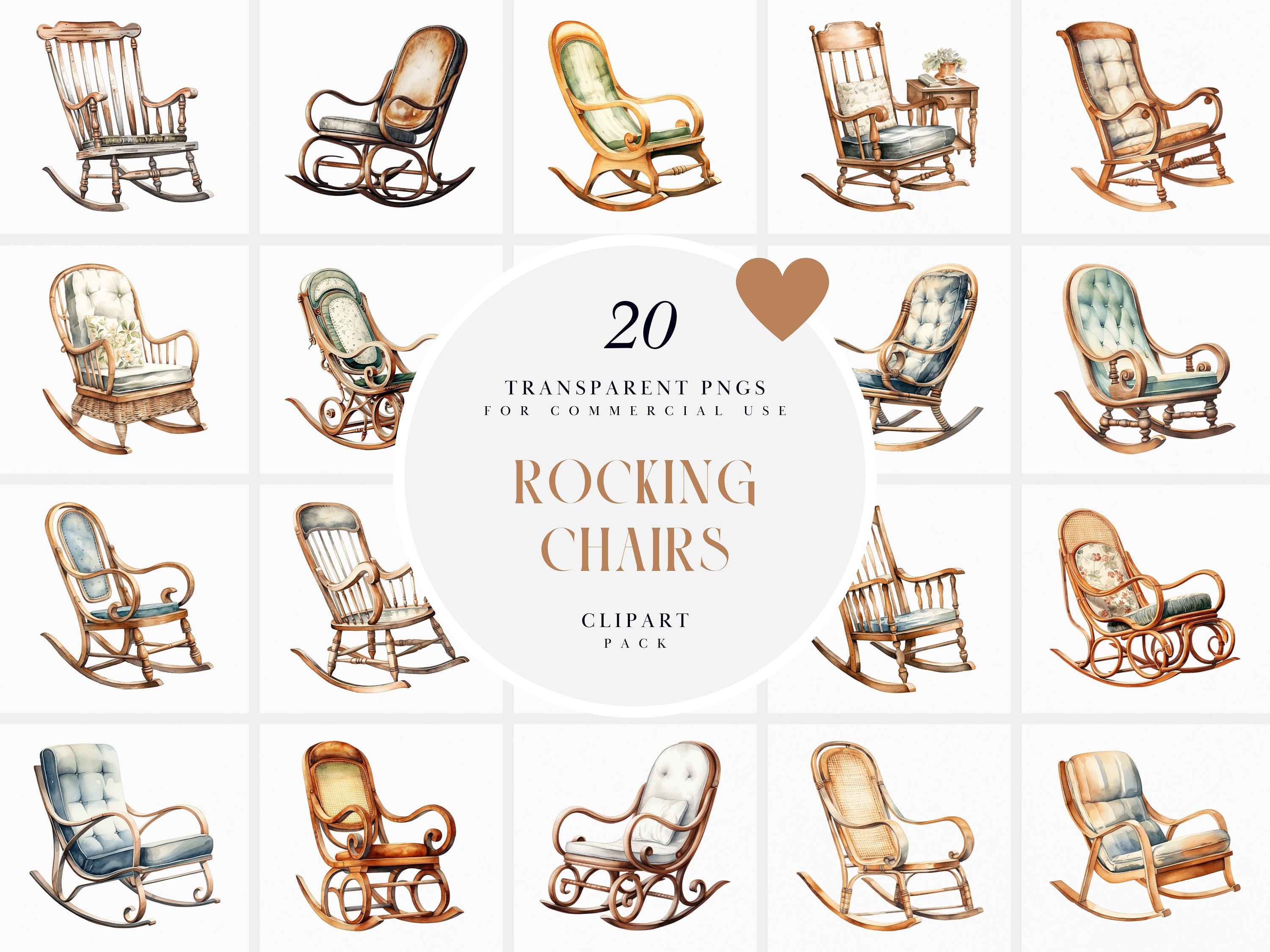 Clipart Of Rocking Chair With Quilt