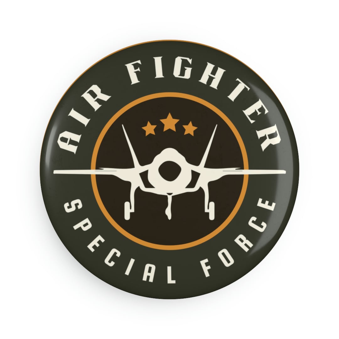 Air Fighter Special Force Button Magnet, Military Refrigerator Magnet ...