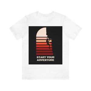 Adventure Climbing Unisex Tee, Mountain Hiking Shirt, Outdoor Explorer Top, Wanderlust T-Shirt, Nature Lover Gift, Summer Camping Apparel