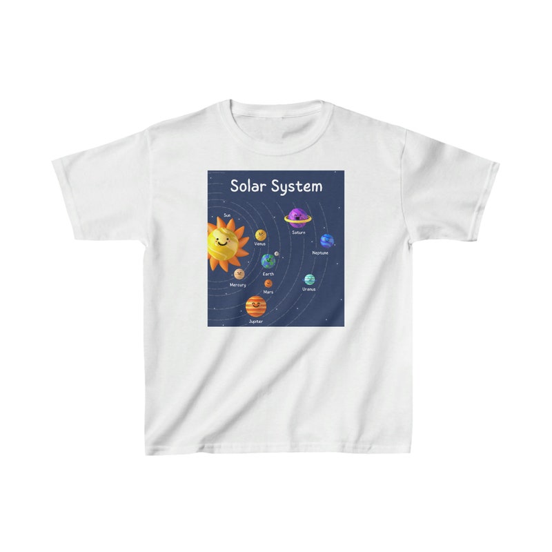 Solar System T-Shirt – Funny Space Astronomy Graphic Tee For Men – 100% Cotton