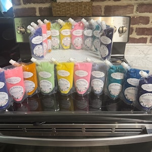 Bolsa exprimible de cera derretida *Aroma fuerte* Bolsa extragrande de 8 oz