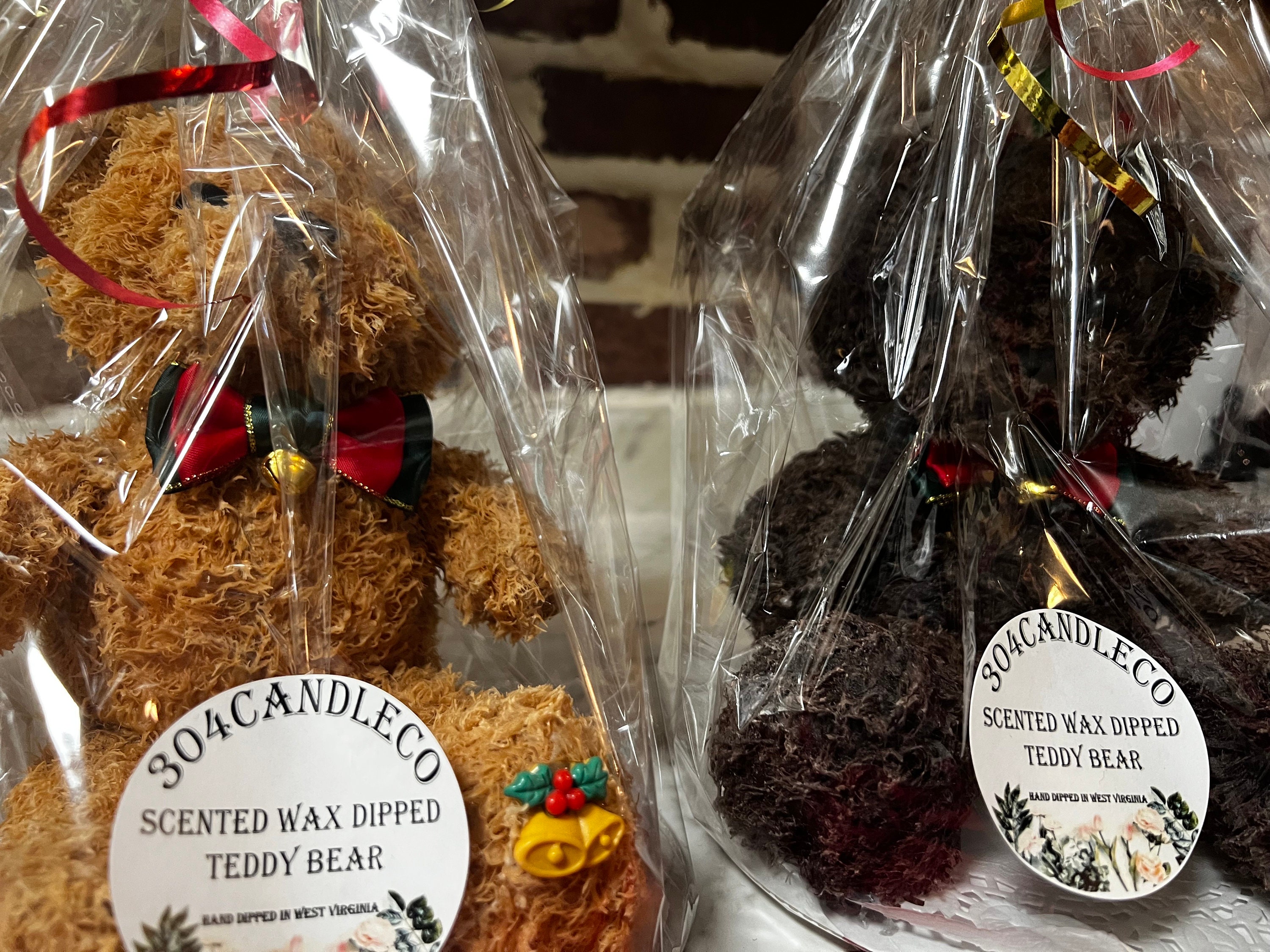 Scented wax dipped teddy bears sale