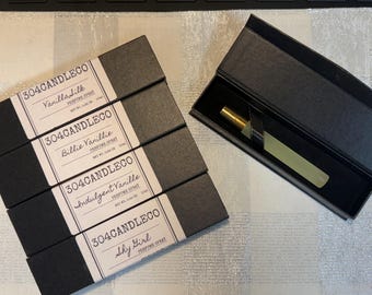 Parfum en vaporisateur 10 ml 0,34 oz en verre format voyage dans une boîte cadeau