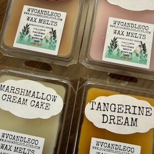 2.5 oz Cubes Hand Poured Wax Melts *Highly Fragranced* New Scents Available Now!