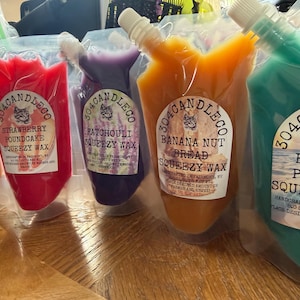 3 Oz Pouch-Highly Fragrant Squeezy Gel Wax-New Scents!!!! image 2