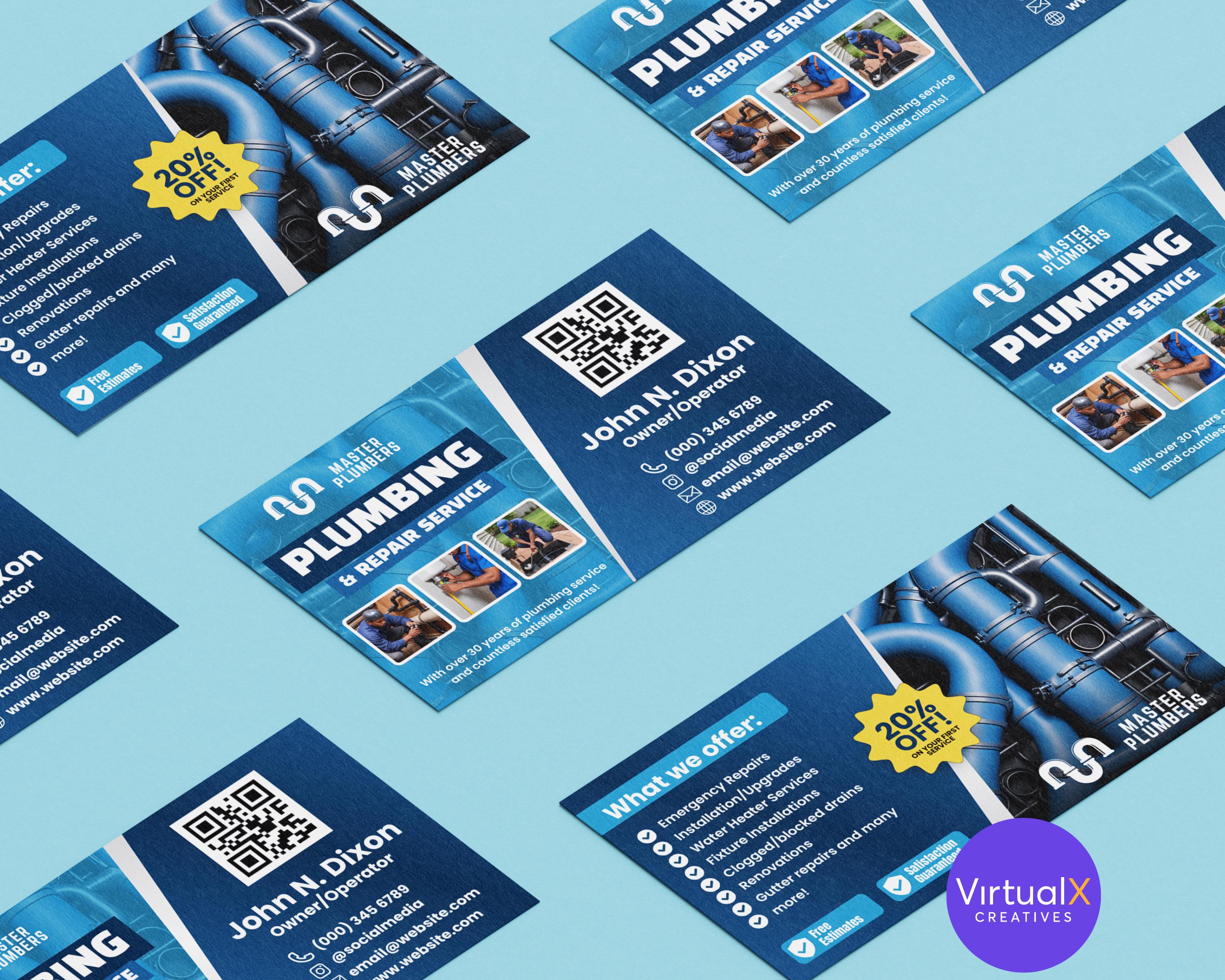 Plumbing Business Cards, Plumbing Needs, Plumbing Repairs Maintenance ...