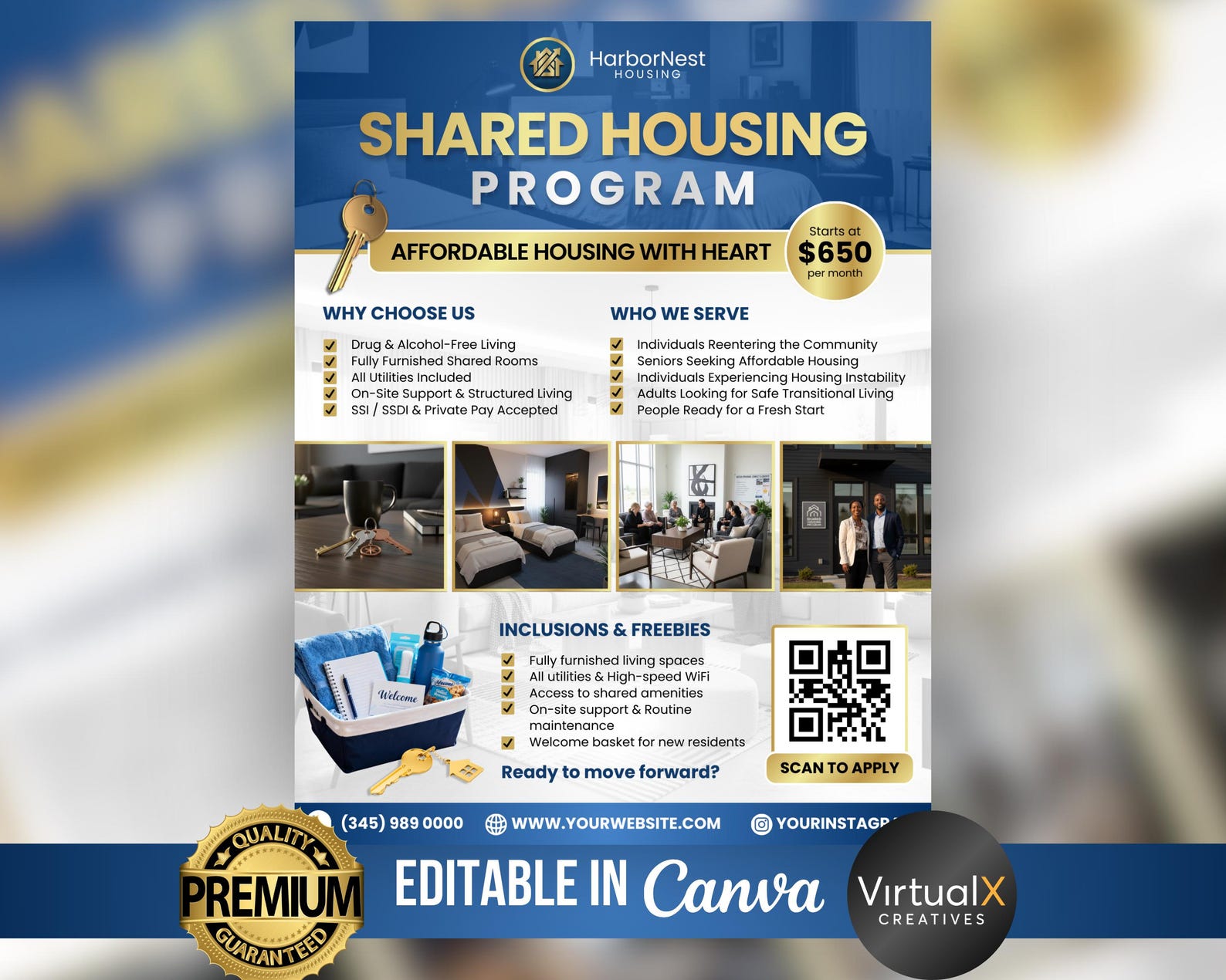 Shared Housing Program Shared Housing Program Flyer | Transitional Housing & Sober Living ...