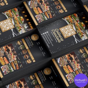 Custom Code Catering Catering Instagram Business Card, QR Card, Event Coordinator IG Calling ...
