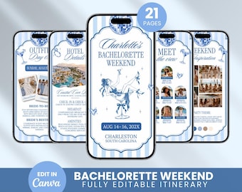 Itinerario per addio al nubilato, modello di pianificazione per il weekend di addio al nubilato, guida di viaggio per la festa di addio al nubilato, viaggio tra ragazze (download immediato)