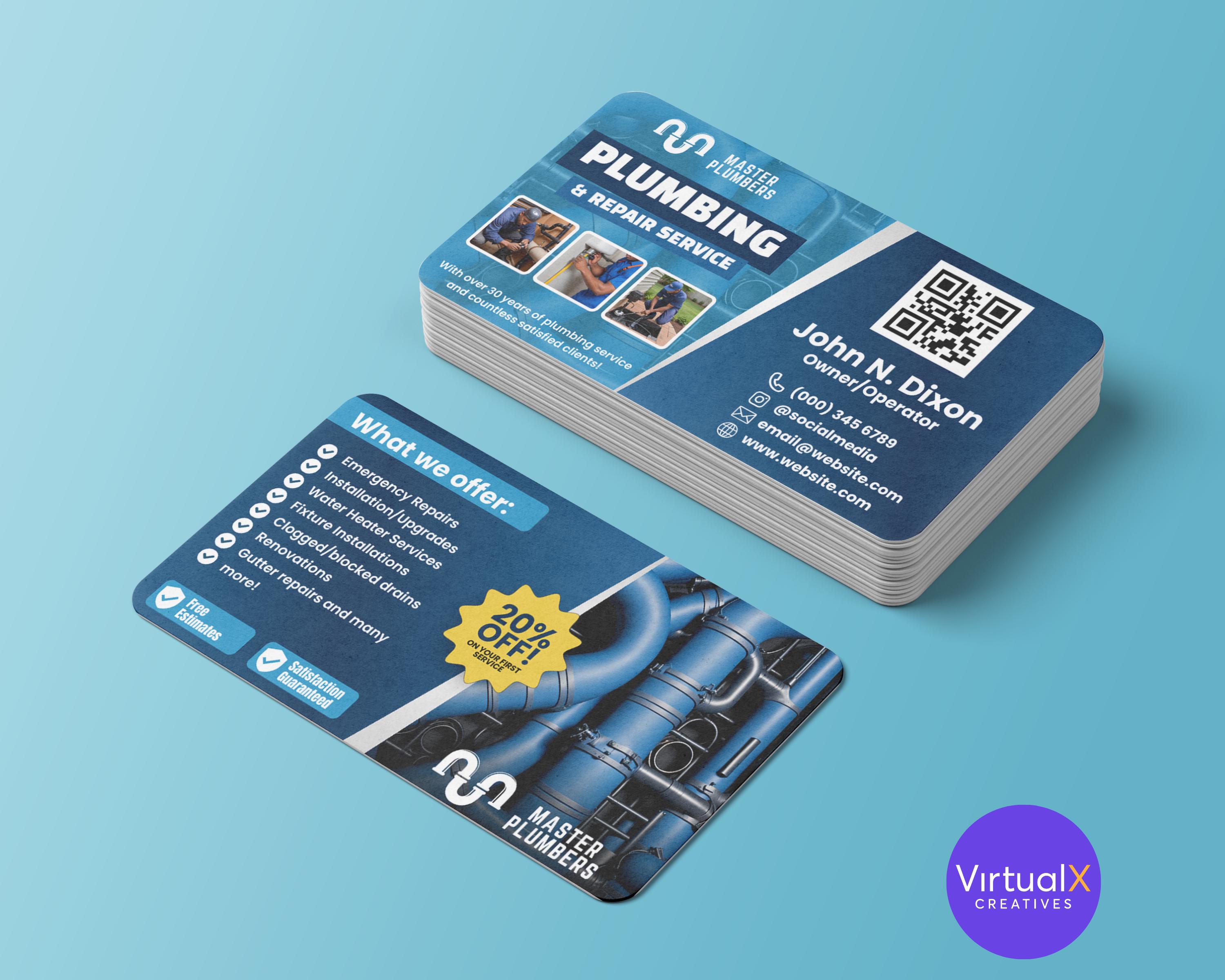 Plumbing Business Cards, Plumbing Needs, Plumbing Repairs Maintenance ...