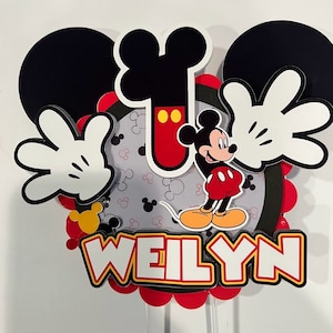 Mickey Mouse Cake Topper