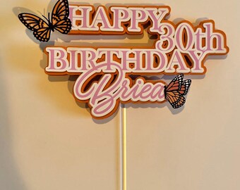 Birthday Cake Topper