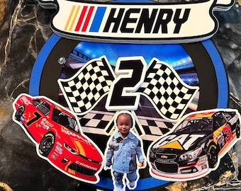Nascar Cake Topper