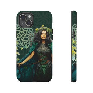 The Morrigan iPhone Case Gift for Her Magical Celtic Goddess Apple iPhone Tough Phone Case iPhone Protective Phone Case Pro Max Plus Models image 5