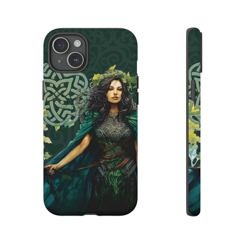 The Morrigan iPhone Case Gift for Her Magical Celtic Goddess Apple iPhone Tough Phone Case iPhone Protective Phone Case Pro Max Plus Models image 5