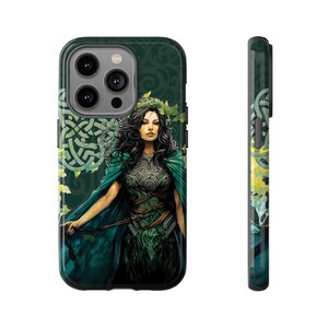 The Morrigan iPhone Case Gift for Her Magical Celtic Goddess Apple iPhone Tough Phone Case iPhone Protective Phone Case Pro Max Plus Models image 8