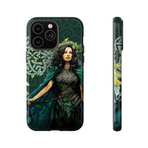 The Morrigan iPhone Case Gift for Her Magical Celtic Goddess Apple iPhone Tough Phone Case iPhone Protective Phone Case Pro Max Plus Models image 6