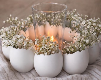 Osterkranz Eierschalenkranz Eierkranz Ostern Frühling nachhaltig 3D Druck