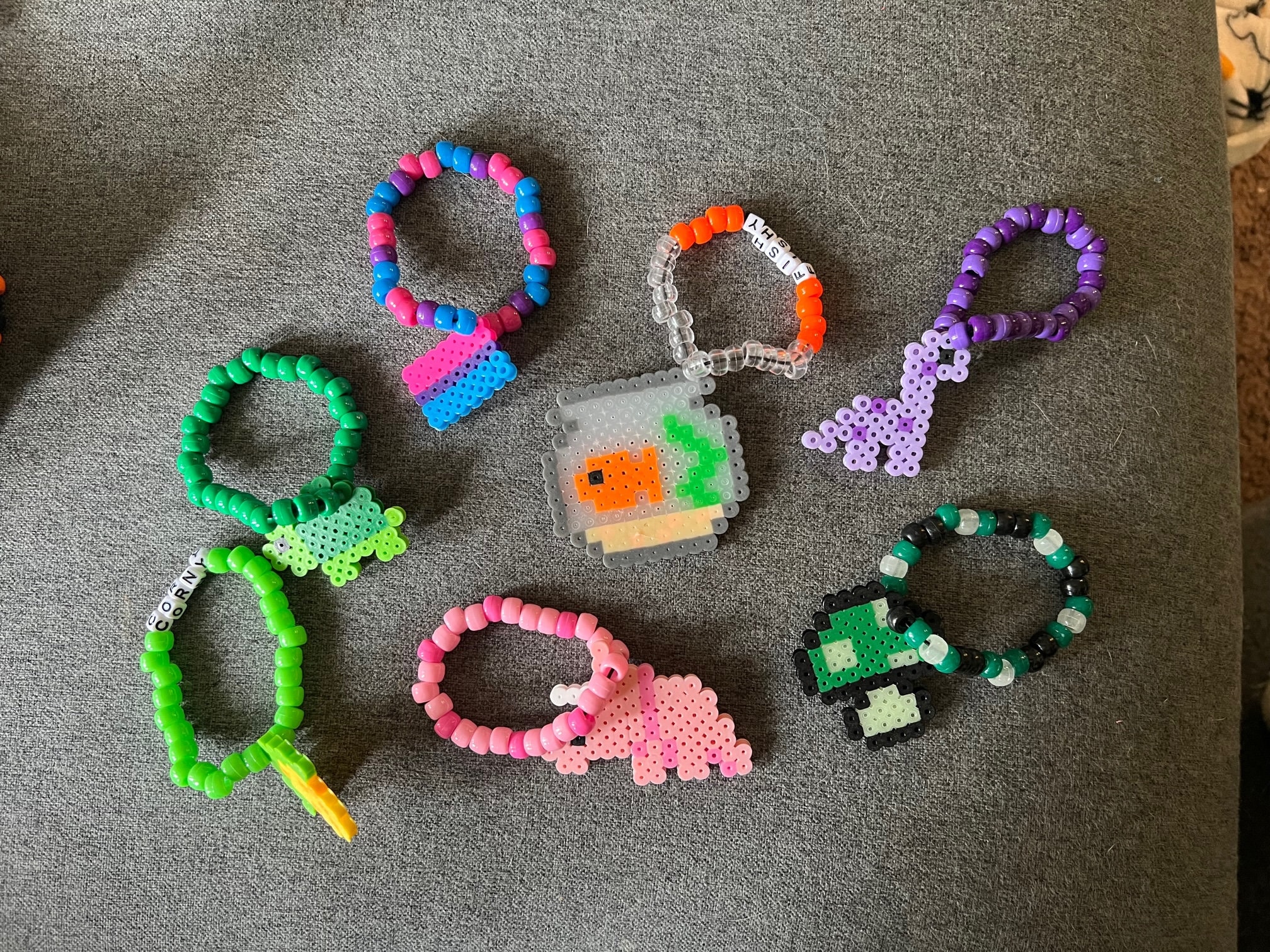 Custom Kandi Single With Perler Charm - Etsy