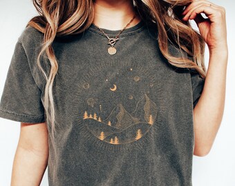 Boho Celestial Shirt | Land & Sky Shirt | Everyday Shirt | Women's Shirt | Men's Shirt