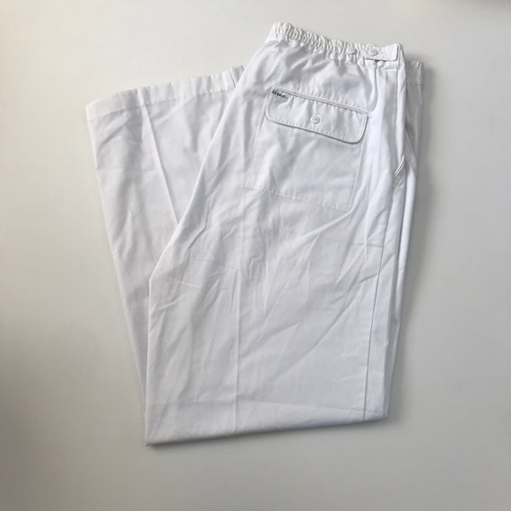 Vintage Christian Dior Monsieur 1990s White Cotton Blend